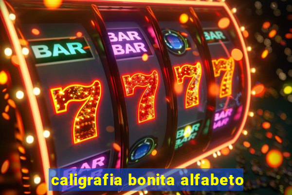 caligrafia bonita alfabeto